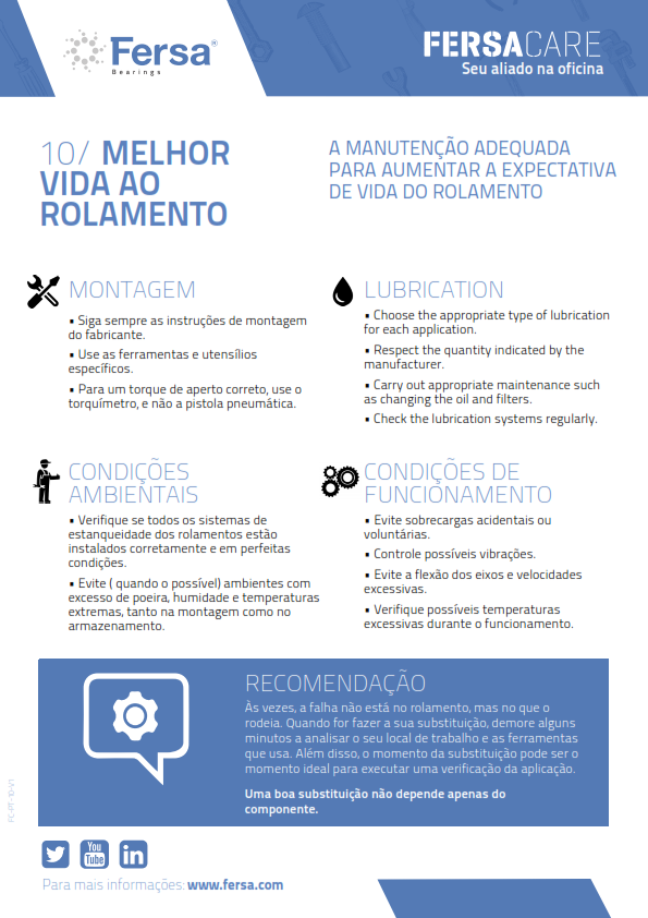 Informativos X: melhor vida ao rolamento