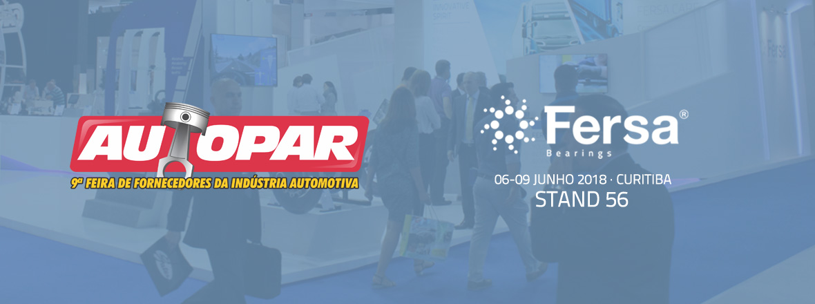 The Fersa Bearings team will be at the Expotrade facilities from 6 to 9 June, 2018.